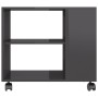 Beistelltisch aus glänzend grauem Sperrholz, 70 x 35 x 55 cm von vidaXL, Seitentische - Ref: Foro24-802128, Preis: 45,58 €, R...