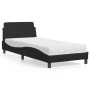 Bett mit schwarzer Kunstledermatratze 90x190 cm von vidaXL, Betten und Lattenroste - Ref: Foro24-3208317, Preis: 233,37 €, Ra...