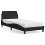 Bed with black fabric mattress 80x200 cm by vidaXL, Beds and slatted bases - Ref: Foro24-3208286, Price: 235,60 €, Discount: %