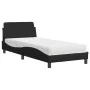 Bed with black fabric mattress 80x200 cm by vidaXL, Beds and slatted bases - Ref: Foro24-3208286, Price: 235,60 €, Discount: %