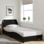 Bed with black fabric mattress 80x200 cm by vidaXL, Beds and slatted bases - Ref: Foro24-3208286, Price: 227,10 €, Discount: %