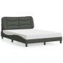 Bett mit dunkelgrauer Stoffmatratze 120x200 cm von vidaXL, Betten und Lattenroste - Ref: Foro24-3208521, Preis: 363,04 €, Rab...