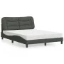 Bett mit dunkelgrauer Stoffmatratze 140x190 cm von vidaXL, Betten und Lattenroste - Ref: Foro24-3208528, Preis: 411,91 €, Rab...
