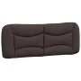 Bed with dark brown fabric mattress 120x200 cm by vidaXL, Beds and slatted bases - Ref: Foro24-3208523, Price: 362,61 €, Disc...