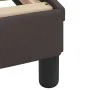Bed with dark brown fabric mattress 140x200 cm by vidaXL, Beds and slatted bases - Ref: Foro24-3208537, Price: 410,07 €, Disc...