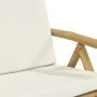 Klappbare Bistrostühle mit Kissen 6 Stück cremeweißer Bambus von vidaXL, Gartenstühle - Ref: Foro24-3208928, Preis: 630,00 €,...