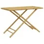 Folding bistro set with cushions 5 pieces cream white bamboo by vidaXL, Garden sets - Ref: Foro24-3208935, Price: 334,43 €, D...