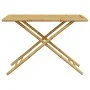 Folding bistro set with cushions 5 pieces cream white bamboo by vidaXL, Garden sets - Ref: Foro24-3208935, Price: 334,43 €, D...