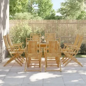 Klappbare Gartenstühle 8 Einheiten Bambus 53x66x99 cm von vidaXL, Gartenstühle - Ref: Foro24-3278516, Preis: 685,99 €, Rabatt: %