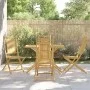 Juego de comedor de jardín 5 piezas bambú de vidaXL, Conjuntos de jardín - Ref: Foro24-3278528, Precio: 376,19 €, Descuento: %