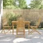 5-piece bamboo garden dining set by vidaXL, Garden sets - Ref: Foro24-3278521, Price: 391,74 €, Discount: %