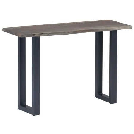 Console table 115x35x76 cm made of solid acacia wood and gray iron by vidaXL, Side tables - Ref: Foro24-247831, Price: 117,26...