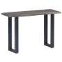 Console table 115x35x76 cm made of solid acacia wood and gray iron by vidaXL, Side tables - Ref: Foro24-247831, Price: 117,26...