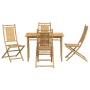 5-teiliges Garten-Ess-Set aus Bambus von vidaXL, Gartensets - Ref: Foro24-3278521, Preis: 377,83 €, Rabatt: %