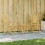 3-teiliges Gartentisch- und Stühle-Set aus Bambus von vidaXL, Gartensets - Ref: Foro24-3278523, Preis: 202,71 €, Rabatt: %