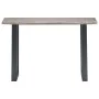 Console table 115x35x76 cm made of solid acacia wood and gray iron by vidaXL, Side tables - Ref: Foro24-247831, Price: 117,26...