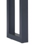 Console table 115x35x76 cm made of solid acacia wood and gray iron by vidaXL, Side tables - Ref: Foro24-247831, Price: 118,58...