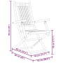 3-piece bamboo garden table and chairs set by vidaXL, Garden sets - Ref: Foro24-3278535, Price: 223,11 €, Discount: %