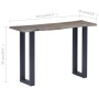 Console table 115x35x76 cm made of solid acacia wood and gray iron by vidaXL, Side tables - Ref: Foro24-247831, Price: 118,58...