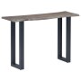 Console table 115x35x76 cm made of solid acacia wood and gray iron by vidaXL, Side tables - Ref: Foro24-247831, Price: 118,58...