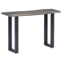Console table 115x35x76 cm made of solid acacia wood and gray iron by vidaXL, Side tables - Ref: Foro24-247831, Price: 118,58...