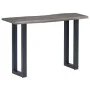 Console table 115x35x76 cm made of solid acacia wood and gray iron by vidaXL, Side tables - Ref: Foro24-247831, Price: 117,26...