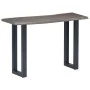 Console table 115x35x76 cm made of solid acacia wood and gray iron by vidaXL, Side tables - Ref: Foro24-247831, Price: 117,26...