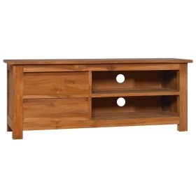 Mueble para TV madera maciza de teca 100x30x40 cm de vidaXL, Muebles TV - Ref: Foro24-289081, Precio: 160,30 €, Descuento: %