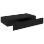 Schwebendes Wandregal mit schwarzer Schublade 48x25x8 cm von vidaXL, Regale und Regale - Ref: Foro24-288205, Preis: 46,88 €, ...