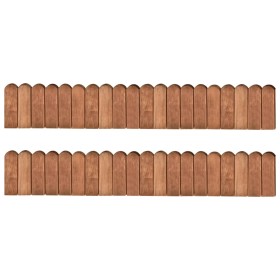 Garden edge rolls 2 units pine wood impregnated 120 cm by vidaXL, Garden edging and edging - Ref: Foro24-3053644, Price: 33,3...