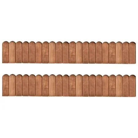 Garden edge rolls 2 units pine wood impregnated 120 cm by vidaXL, Garden edging and edging - Ref: Foro24-3053644, Price: 32,7...