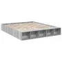 Estructura de cama madera de ingeniería gris Sonoma 200x200 cm de vidaXL, Camas y somieres - Ref: Foro24-3280543, Precio: 159...