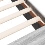 Sonoma-grauer Holzwerkstoff-Bettrahmen 200 x 200 cm von vidaXL, Betten und Lattenroste - Ref: Foro24-3280543, Preis: 161,56 €...