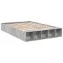 Estructura de cama madera de ingeniería gris hormigón 160x200cm de vidaXL, Camas y somieres - Ref: Foro24-3280555, Precio: 16...
