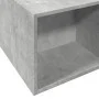 Estructura de cama madera de ingeniería gris hormigón 160x200cm de vidaXL, Camas y somieres - Ref: Foro24-3280555, Precio: 16...