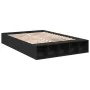 Estructura de cama madera de ingeniería negra 150x200 cm de vidaXL, Camas y somieres - Ref: Foro24-3280560, Precio: 142,70 €,...