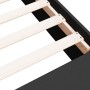 Black engineered wood bed frame 150x200 cm by vidaXL, Beds and slatted bases - Ref: Foro24-3280560, Price: 144,47 €, Discount: %