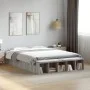 Sonoma gray engineered wood bed frame 160x200 cm by vidaXL, Beds and slatted bases - Ref: Foro24-3280557, Price: 142,48 €, Di...
