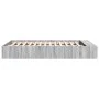 Sonoma gray engineered wood bed frame 160x200 cm by vidaXL, Beds and slatted bases - Ref: Foro24-3280557, Price: 142,48 €, Di...