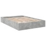 Concrete gray engineered wood bed frame 150x200cm by vidaXL, Beds and slatted bases - Ref: Foro24-3280562, Price: 138,82 €, D...