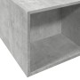 Concrete gray engineered wood bed frame 150x200cm by vidaXL, Beds and slatted bases - Ref: Foro24-3280562, Price: 138,82 €, D...