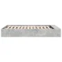 Betongrauer Bettrahmen aus Holzwerkstoff, 140 x 200 cm von vidaXL, Betten und Lattenroste - Ref: Foro24-3280569, Preis: 165,8...