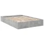 Betongrauer Bettrahmen aus Holzwerkstoff, 140 x 200 cm von vidaXL, Betten und Lattenroste - Ref: Foro24-3280569, Preis: 165,8...