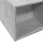 Betongrauer Bettrahmen aus Holzwerkstoff, 140 x 200 cm von vidaXL, Betten und Lattenroste - Ref: Foro24-3280569, Preis: 168,4...