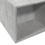 Betongrauer Bettrahmen aus Holzwerkstoff, 140 x 200 cm von vidaXL, Betten und Lattenroste - Ref: Foro24-3280569, Preis: 165,8...