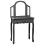 Schminktisch und Hocker aus grauem Paulownia-Holz, 65 x 36 x 128 cm von vidaXL, Schlafzimmerkommoden - Ref: Foro24-289337, Pr...