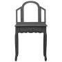 Gray paulownia wood dressing table and stool 65x36x128 cm by vidaXL, Bedroom Dressers - Ref: Foro24-289337, Price: 102,02 €, ...