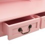 Pink paulownia wood dressing table and stool set 80x69x141 cm by vidaXL, Bedroom Dressers - Ref: Foro24-289319, Price: 159,89...