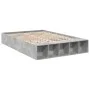 Betongrauer Bettrahmen aus Holzwerkstoff, 120 x 190 cm von vidaXL, Betten und Lattenroste - Ref: Foro24-3280597, Preis: 128,0...