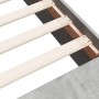 Estructura de cama madera de ingeniería gris hormigón 120x190cm de vidaXL, Camas y somieres - Ref: Foro24-3280597, Precio: 12...